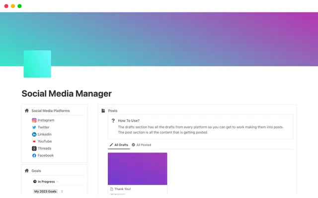 Social Media Manager