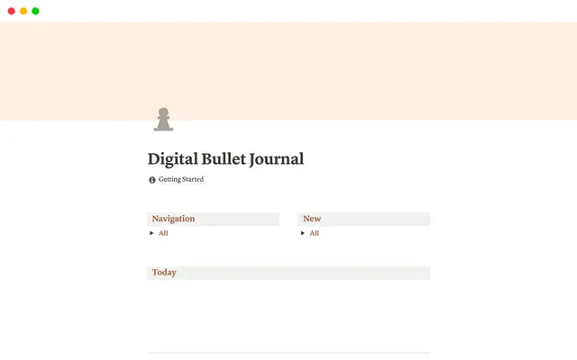 Digital Bullet Journal